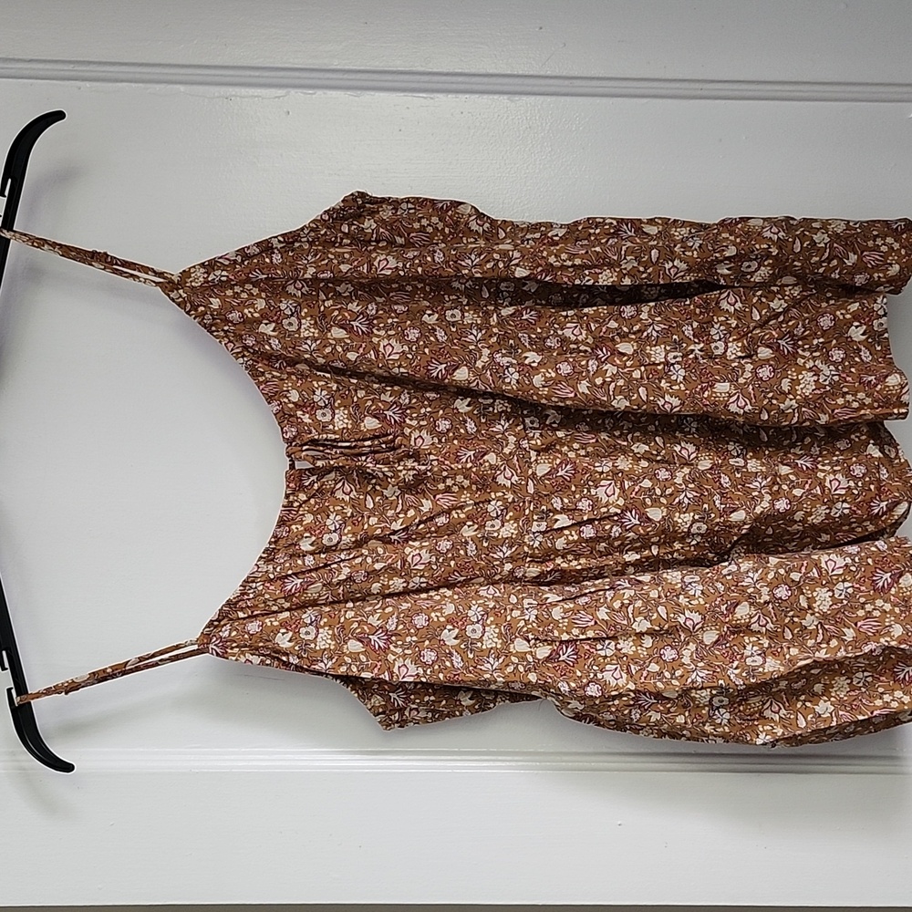 Old Navy Fall Floral Tank Top With Adjustable Straps